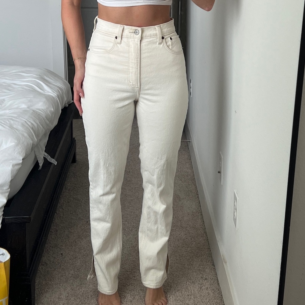 Abercrombie & fitch 90s straight high rise
